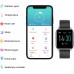 Smart Watch for Men Women, 1.3 inch Full Screen Health Tracker with Heart Rate Monitor, Sleep Monitor IP68 Waterproof Activity Tracker Fitness Watch Black/Blue, Gift Smart Watch for Men Women, 1.3 inch Full Screen Health Tracker with Heart Rate Monitor, Sleep Monitor IP68 Waterproof Activity Tracker Fitness Watch Black/Blue, Gift